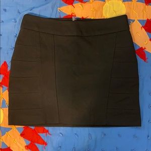 BCBG black mini skirt